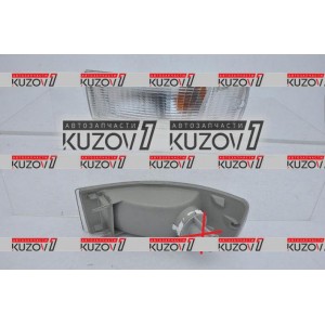 УКАЗАТЕЛЬ ПОВОРОТА В БАМПЕР (ЛЕВЫЙ) БЕЛЫЙ, КИТАЙ