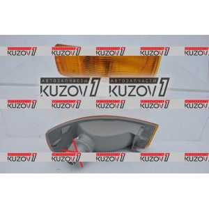 УКАЗАТЕЛЬ ПОВОРОТА В БАМПЕР (ПРАВЫЙ) ЖЕЛТЫЙ, КИТАЙ