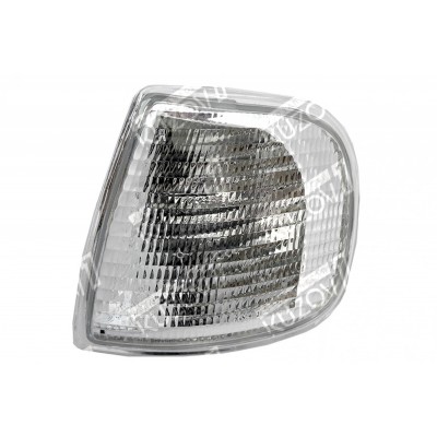 Указатель поворота (левый) Белый, TYC для AUDI 100 (C3) 1982-1991 - фото