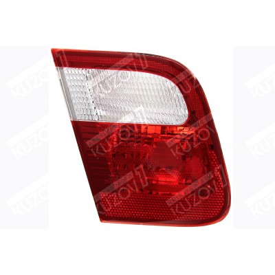 Задний фонарь (левый) Внутренний, Белый Поворот, DEPO для BMW 3 (E46) 1998-2001 - фото