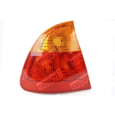 Задний фонарь (левый) наружный, Желтый Поворот, DEPO для BMW 3 (E46) 1998-2001 - фото