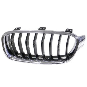 РЕШЕТКА РАДИАТОРА (ЛЕВАЯ) M-SPORT, ХРОМ, ЧЕРНАЯ - фото