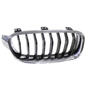 РЕШЕТКА РАДИАТОРА (ПРАВАЯ) M-SPORT, ХРОМ, ЧЕРНАЯ  - фото