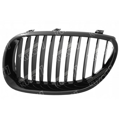Решетка радиатора (левая) Полностью Черная TYG для BMW 5 (E60 / E61) 2007-2010 - фото