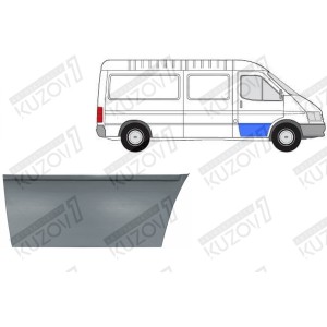 ДВЕРЬ ПЕРЕДНЯЯ (ПРАВАЯ) НИЖНЯЯ НАРУЖНАЯ ЧАСТЬ, ОРИГИНАЛ, 1.0 ММ, ДАНИЯ