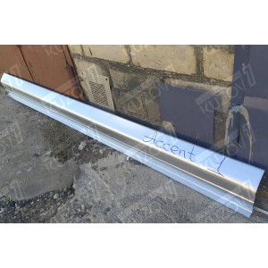 ПОРОГ (ЛЕВЫЙ) РЕМКОМПЛЕКТ, НАРУЖНАЯ ЧАСТЬ, ОЦИНКОВКА 1.1 ММ, БЕЛАРУСЬ - фото