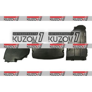 ЗАЩИТА ДВИГАТЕЛЯ ЦЕНТРАЛЬНАЯ + 2 БОКОВЫЕ (ПЛАСТИК) FLORIMEX