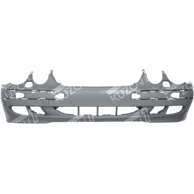 Бампер передний (грунтованный) С Отв Под Омыватель TYG для Mercedes E (W210) 1999-2002 - фото