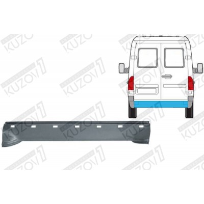 Панель Задняя, Klokkerholm для Volkswagen LT 1996-2006 - фото