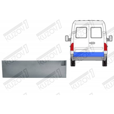Дверь Задняя (правая) POLCAR для Mercedes Sprinter 2000-2006 - фото Дверь Задняя (правая) POLCAR для Mercedes Sprinter 2000-2006 - фото