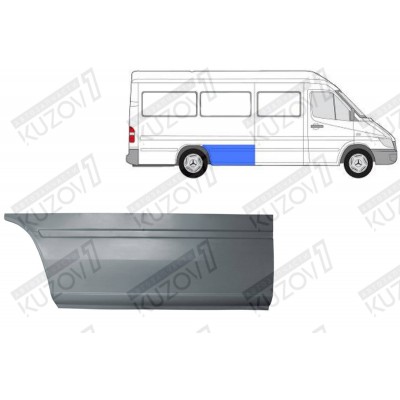 Крыло Заднее (правое) Передняя Часть POTRYKUS для Mercedes Sprinter 1995-2000 - фото