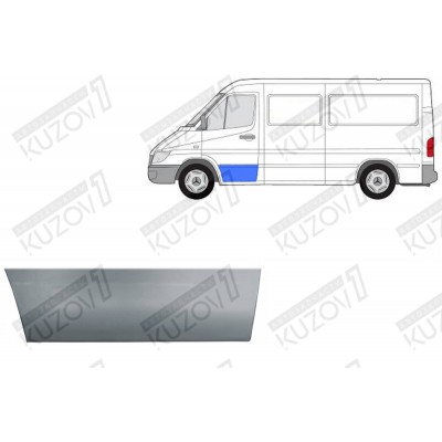 Дверь Передняя (левая) 17 См POTRYKUS для Volkswagen LT 1996-2006 - фото