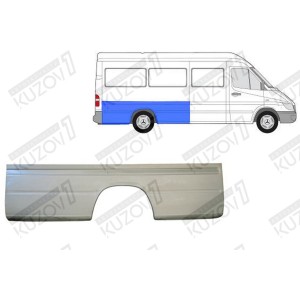 КРЫЛО ЗАДНЕЕ (ПРАВОЕ) РЕМКОМПЛЕКТ, 66 СМ, ОРИГИНАЛ, 0.8 ММ, ПОЛЬША