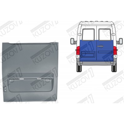 Дверь Задняя (левая) До Стекла, Potrykus для Mercedes Sprinter 1995-2000 - фото