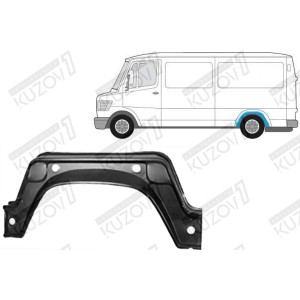 АРКА ЗАДНЯЯ (ЛЕВАЯ) ВНУТРЕННЯЯ ЧАСТЬ, ОРИГИНАЛ, 0.8 ММ, ПОЛЬША