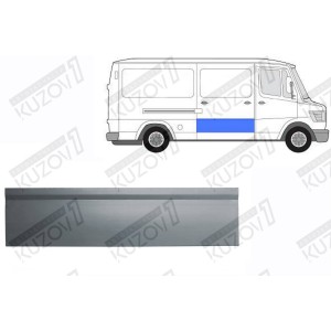 ДВЕРЬ БОКОВАЯ СДВИЖНАЯ (ПРАВАЯ) НИЖНЯЯ НАРУЖНЯЯ ЧАСТЬ, ОРИГИНАЛ, 0.8 ММ, ПОЛЬША