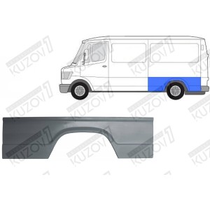 КРЫЛО ЗАДНЕЕ (ЛЕВОЕ) РЕМКОМПЛЕКТ, ДЛИННАЯ БАЗА, ОРИГИНАЛ, 0.8 ММ, ПОЛЬША