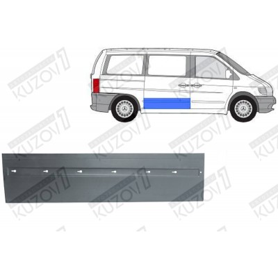 Дверь Боковая Раздвижная, 30 См POTRYKUS для Mercedes VITO 1996-2003 - фото