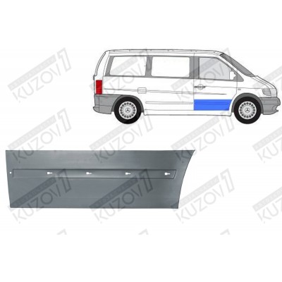 Дверь Передняя (правая) Klokkerholm для Mercedes VITO 1996-2003 - фото