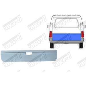 ДВЕРЬ ЗАДНЯЯ (ХЛОПУШКА) НИЖНЯЯ НАРУЖНАЯ ЧАСТЬ, ОРИГИНАЛ, 0.8 ММ, ПОЛЬША - фото