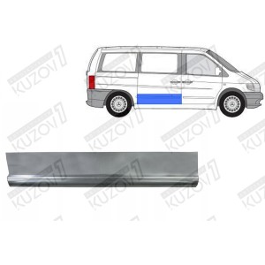 ДВЕРЬ БОКОВАЯ РАЗДВИЖНАЯ, НИЖНЯЯ НАРУЖНАЯ ЧАСТЬ, 21 СМ, ОРИГИНАЛ, 1.0 ММ, ДАНИЯ