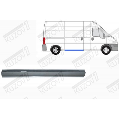 Порог (правый) Klokkerholm для CITROEN JUMPER 2002-2006 - фото Порог (правый) Klokkerholm для CITROEN JUMPER 2002-2006 - фото