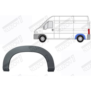 АРКА ЗАДНЯЯ (ЛЕВАЯ=ПРАВАЯ) МАЛЕНЬКАЯ,ОРИГИНАЛ, 0.8 ММ, ПОЛЬША