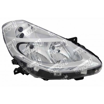 Передняя фара (правая) Хром, Без Моторчика, TYC для RENAULT CLIO 2009-2012 - фото