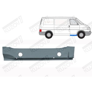 ПОРОГ (ПРАВЫЙ) ПОД ПЕРЕДНЮЮ ДВЕРЬ, ВНУТРЕННЯЯ ЧАСТЬ, ОРИГИНАЛ, 1.0 ММ, ДАНИЯ